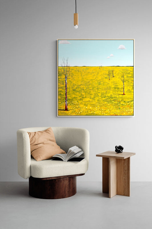 Standing Tall In The Fields Of Gold  (100X100CM)