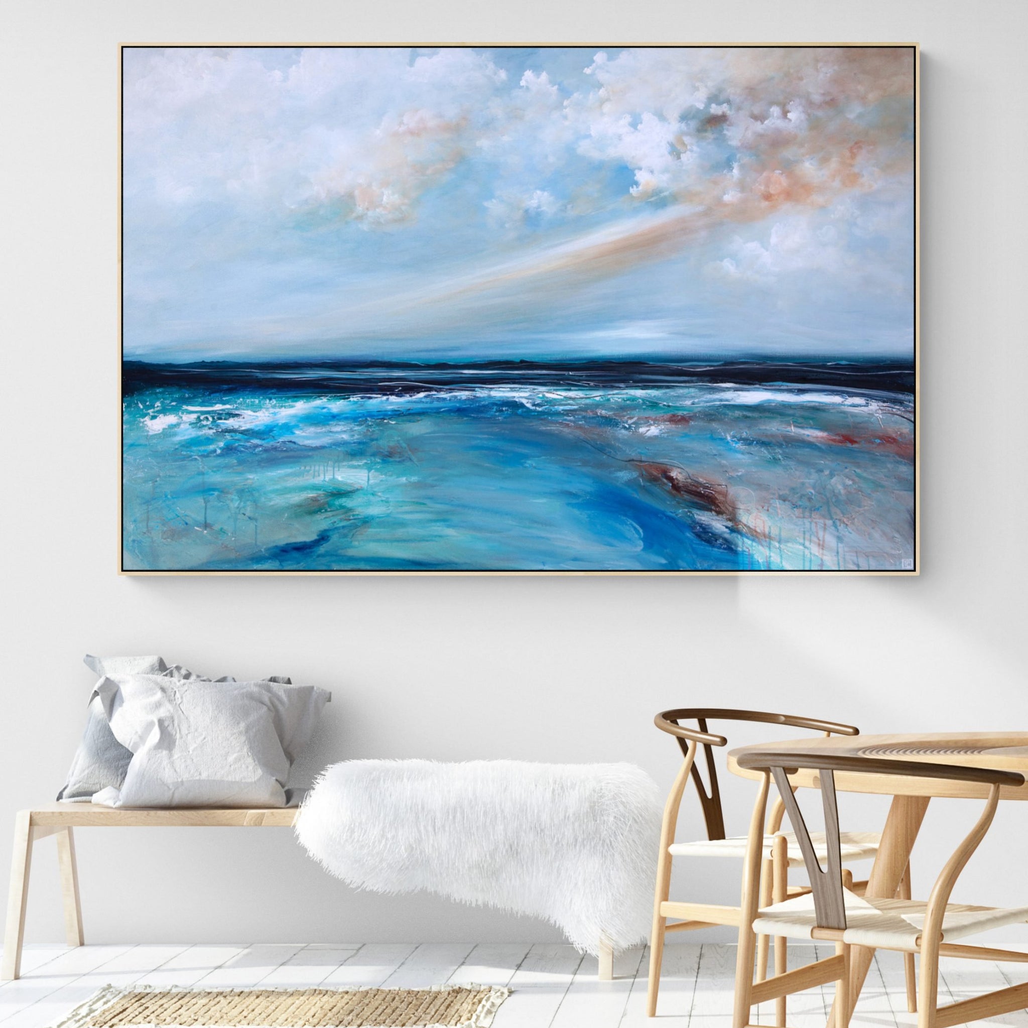 Sold - Reserved for Kirsten - Gentle Swell Of Summer (150X100CM)