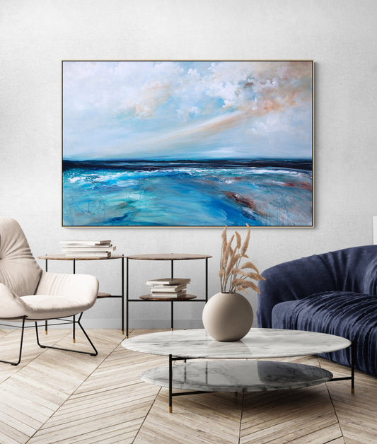 Sold - Reserved for Kirsten - Gentle Swell Of Summer (150X100CM)